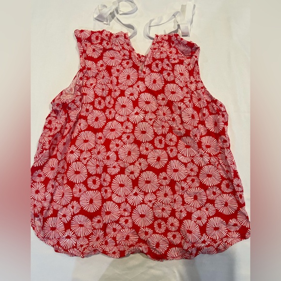 Loft Red Circular Pattern Shirt - Picture 2 of 2